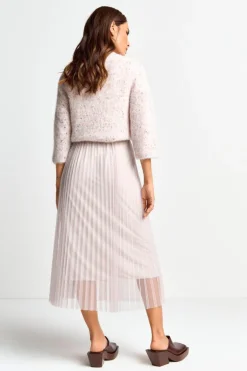 Plisseerock In Midilänge