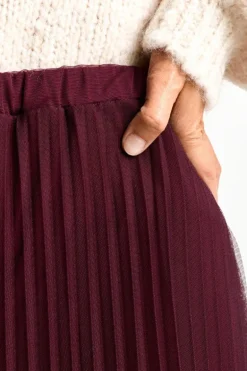 Plisseerock In Midilänge