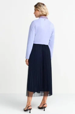 Plisseerock In Midilänge