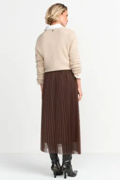 Plisseerock In Midilänge