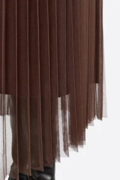 Plisseerock In Midilänge