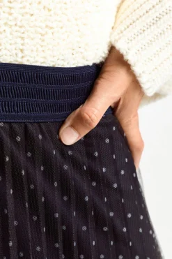 Plisseerock Mit Pünktchenmuster