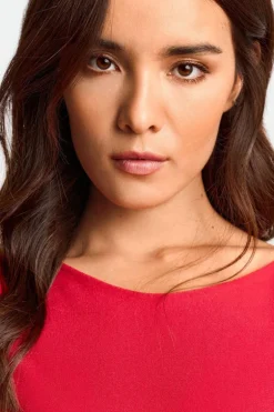 Pullover Mit U-Boot-Ausschnitt