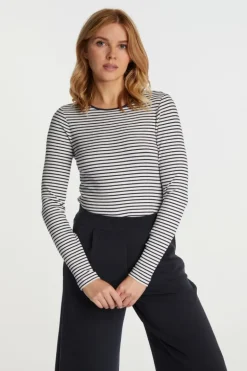 Rib-Longsleeve Aus Bio-Baumwolle