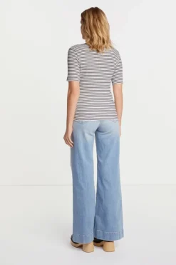 Rib-Shirt Aus Baumwolle