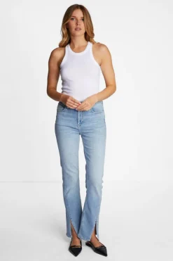 Rib-Top In Bodycon-Fit