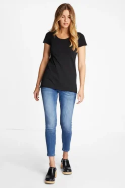 Slub-T-Shirt Aus Baumwolle