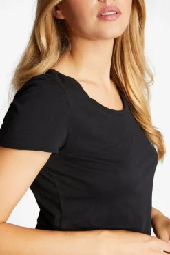 Slub-T-Shirt Aus Baumwolle