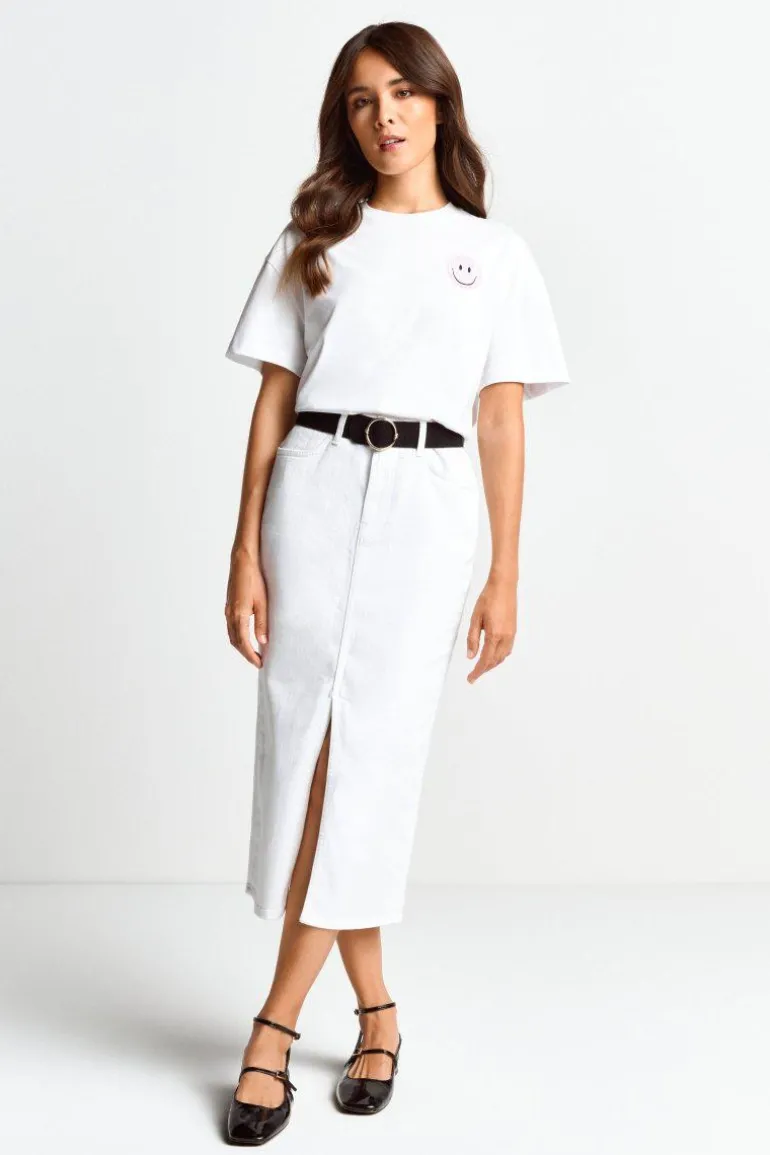 Statement-Shirt Mit Crew-Neck