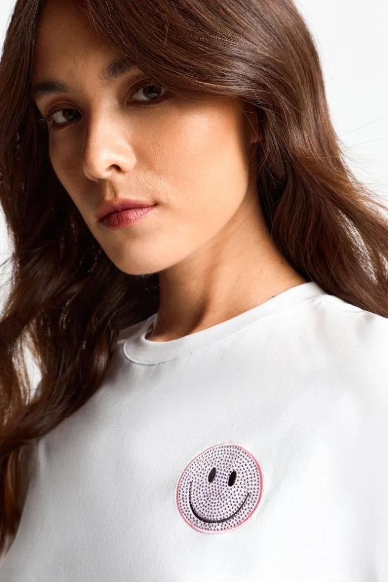 Statement-Shirt Mit Crew-Neck