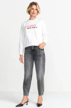 Statement-Sweater Mit Raglanärmeln