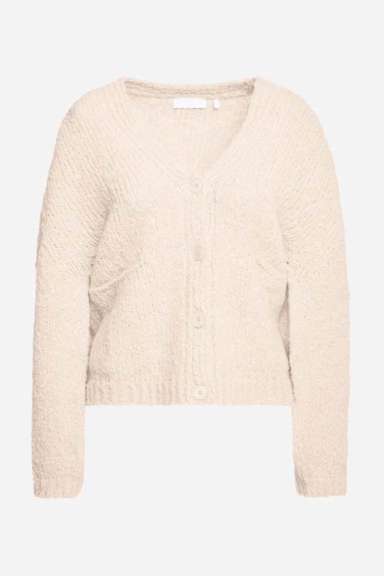 Strickcardigan Mit Knopfleiste
