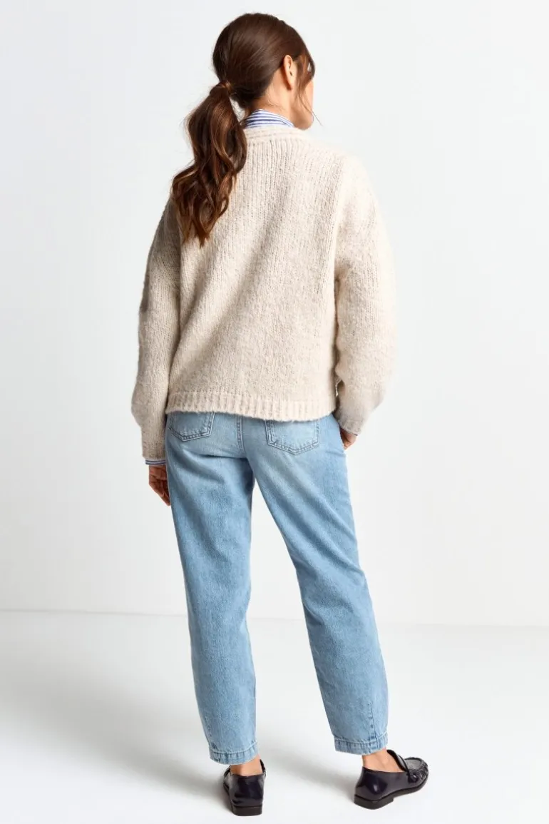 Strickcardigan Mit Knopfleiste