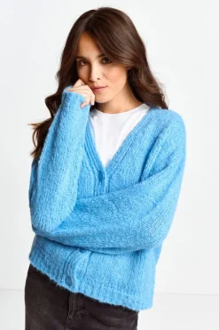 Strickcardigan Mit Knopfleiste