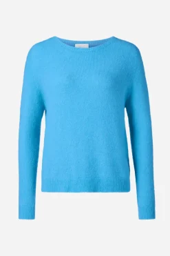 Strickpullover Aus Weichem Materialmix