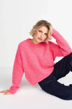 Strickpullover Mit Crew-Neck