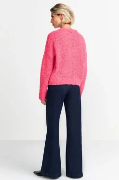 Strickpullover Mit Crew-Neck