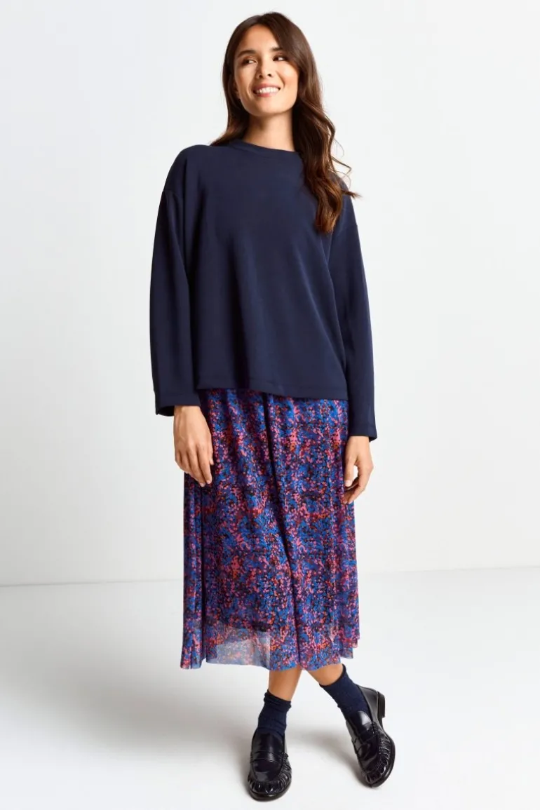 Sweatshirt Aus Supersoftem Jersey