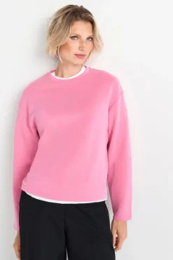 Sweatshirt Aus Supersoftem Jersey