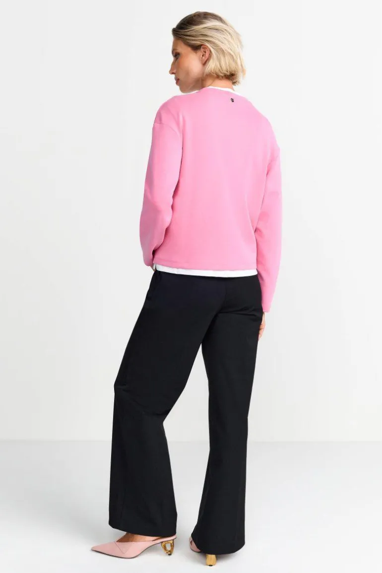 Sweatshirt Aus Supersoftem Jersey