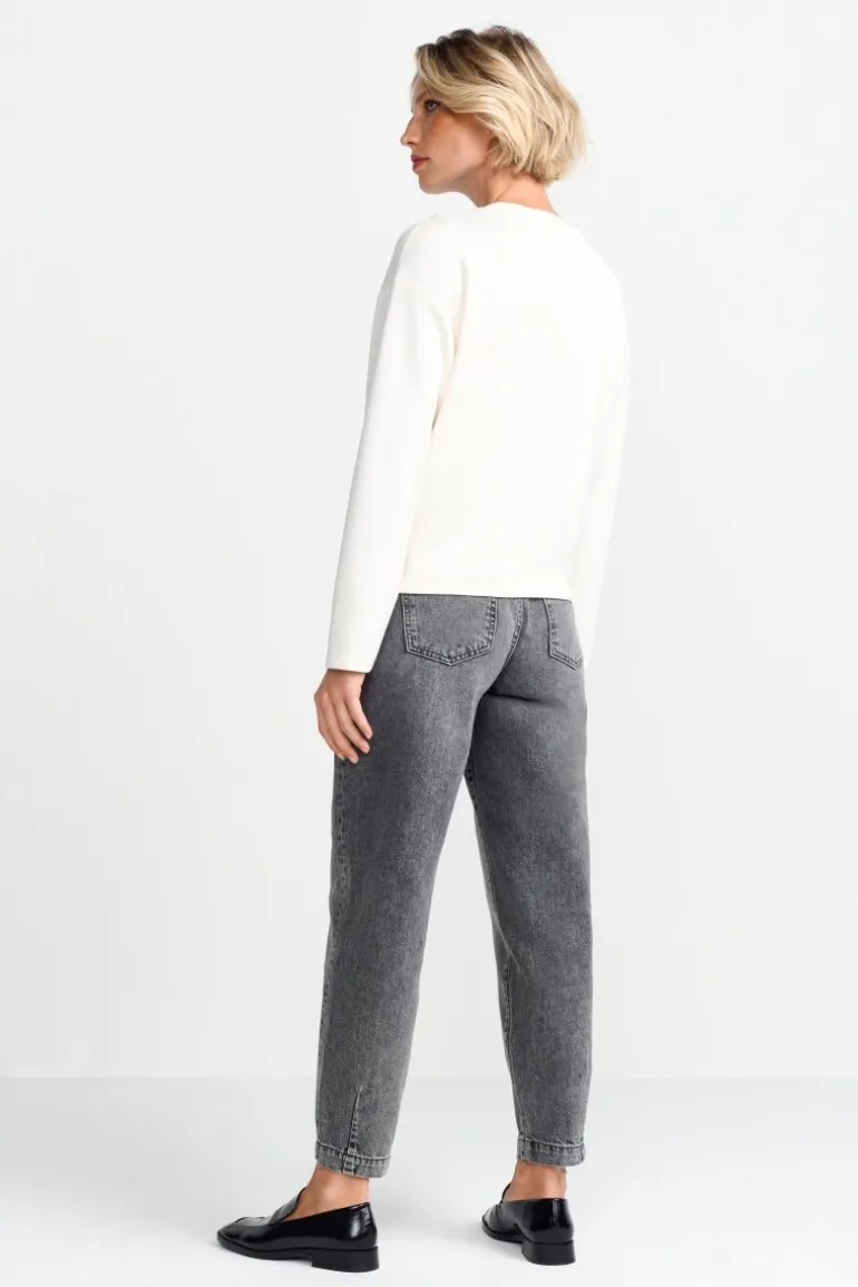 Sweatshirt Aus Supersoftem Jersey