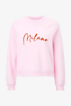 Sweatshirt Mit Schriftzug