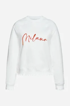 Sweatshirt Mit Schriftzug