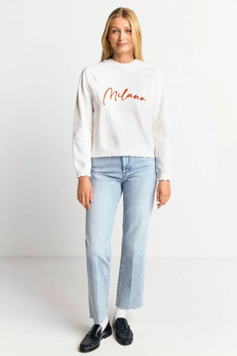 Sweatshirt Mit Schriftzug