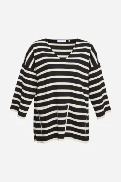 Sweatshirt Mit Tiefem V-Neck