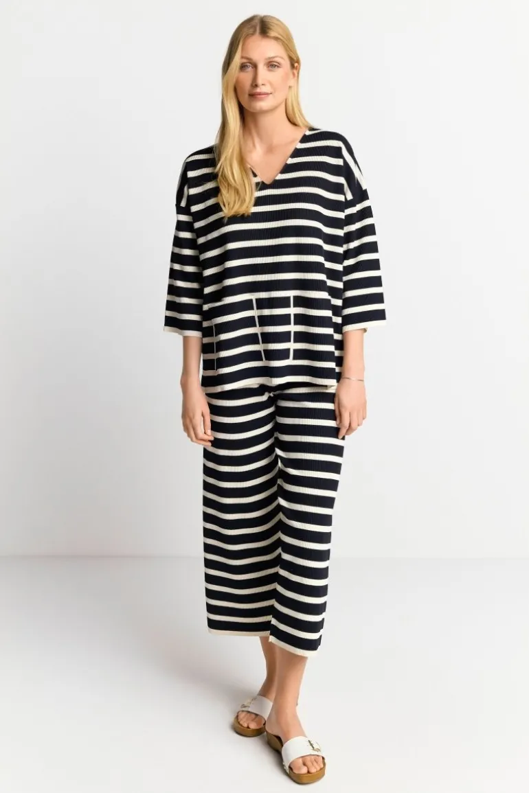 Sweatshirt Mit Tiefem V-Neck