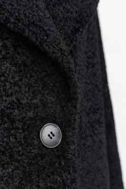 Teddy-Mantel Mit Reverskragen