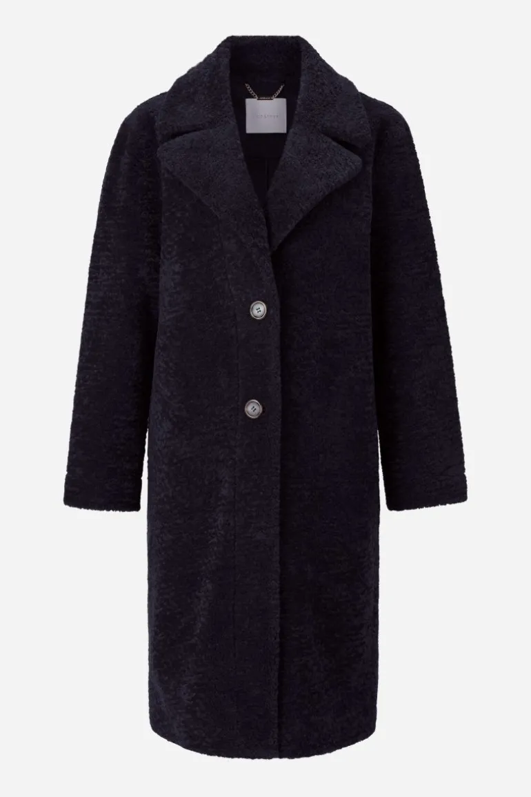Teddy-Mantel Mit Reverskragen
