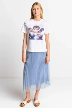 T-Shirt Mit Crew-Neck