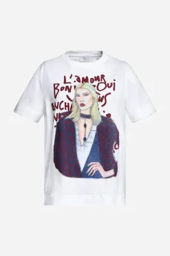 T-Shirt Mit Fashion-Illustration