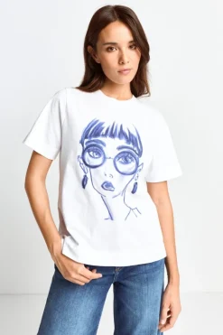 T-Shirt Mit Fashion-Print