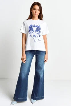 T-Shirt Mit Fashion-Print