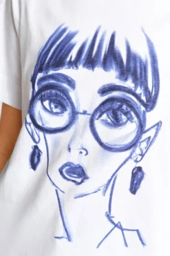 T-Shirt Mit Fashion-Print