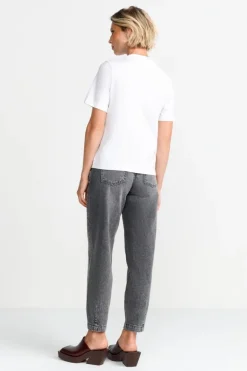 T-Shirt Mit Flockdruck