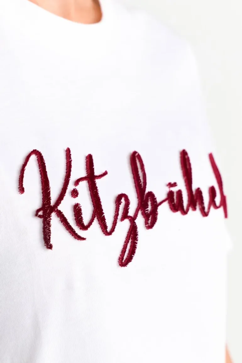 T-Shirt Mit Flockdruck