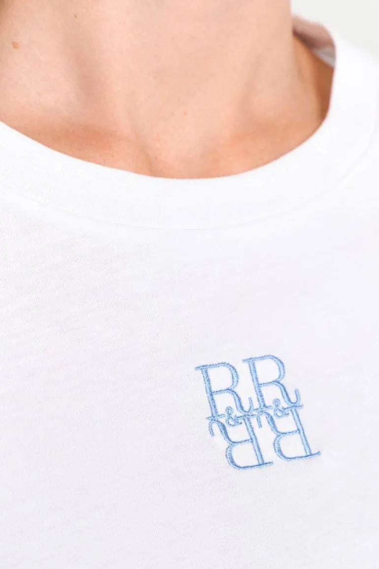 T-Shirt Mit Logostickerei