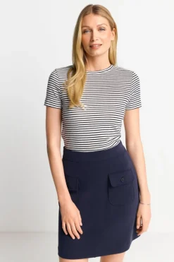 T-Shirt Mit Metallfäden