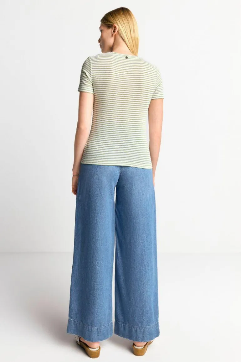 T-Shirt Mit Metallfäden