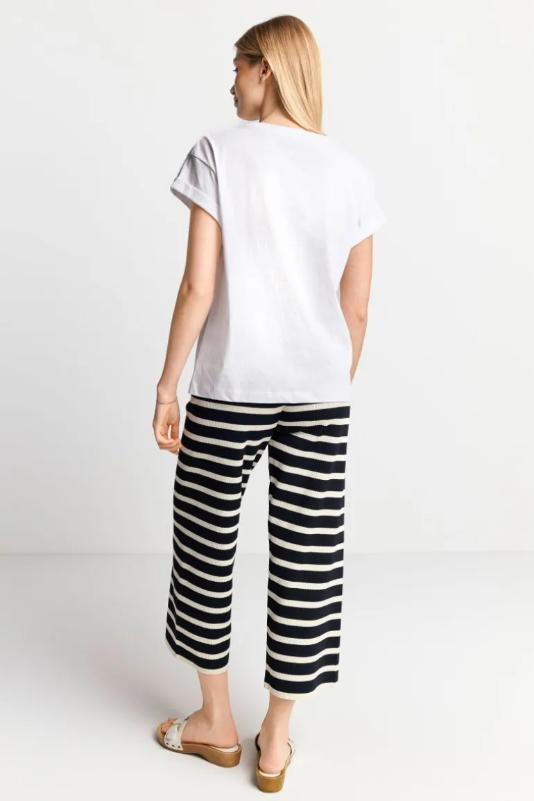 T-Shirt Mit Strass-Applikationen