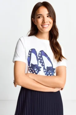 T-Shirt Mit Strassdetails