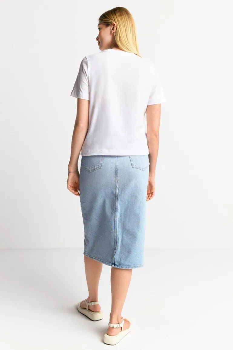 T-Shirt Mit Strassverzierung