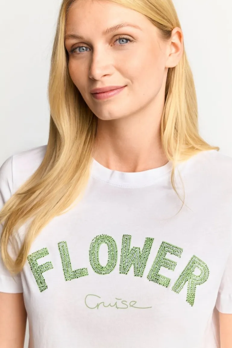 T-Shirt Mit Strassverzierung